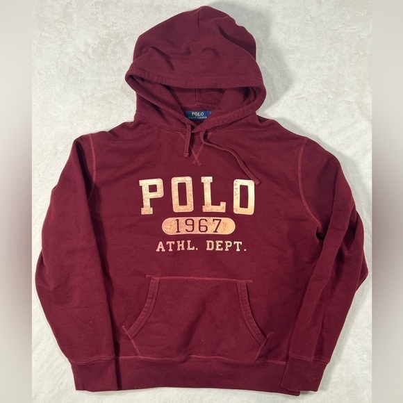 Polo Ralph Lauren Large Res Polo 67 Classic Hoodie Sweatshirt EUC 1967 - Picture 2 of 11